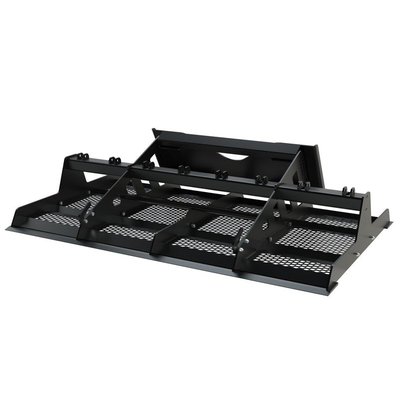 Top Dog Attachments skid steer land plane, front three quarter view