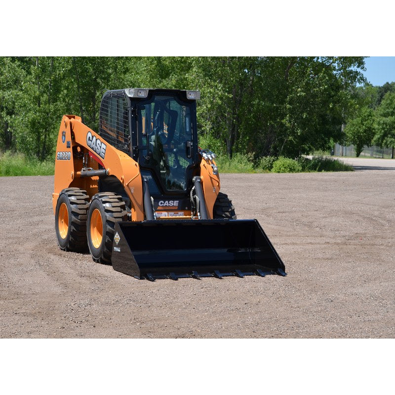 Top Dog Attachments Tuff Tooth bucket on a Case skid steer