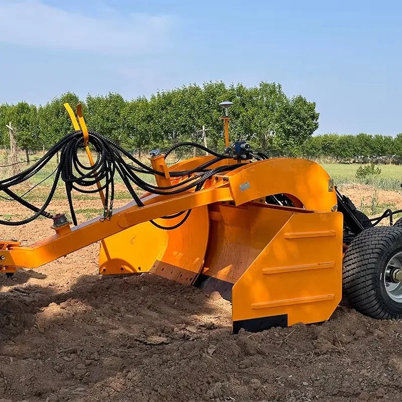 Automatic Hydraulic Laser Grader with Land Leveling Bucket Scraper, GPS‑Ready Farm Tractor Attachment – for Rough Dry Land