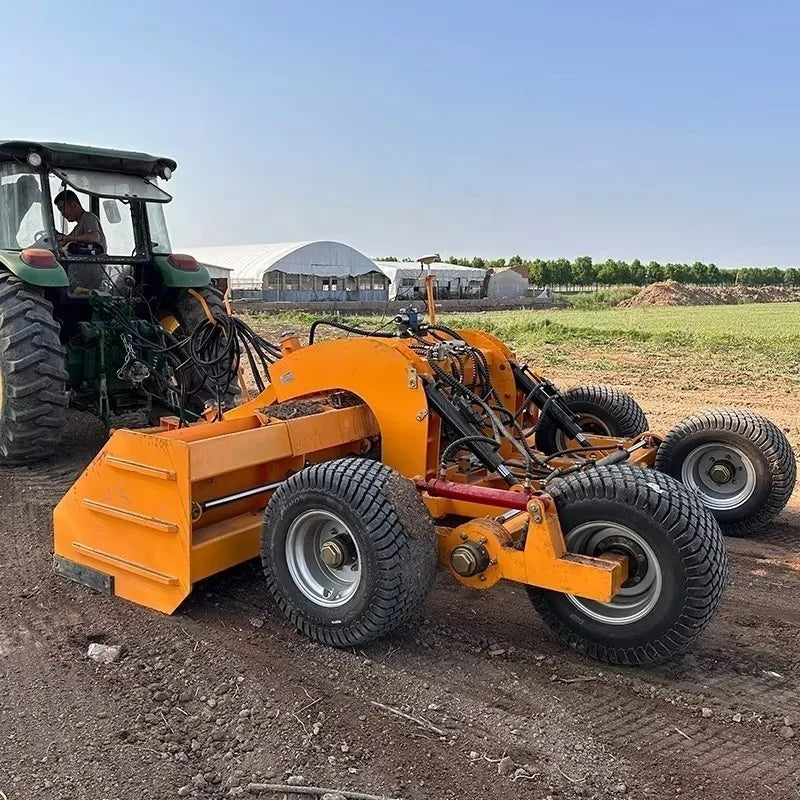 Automatic Hydraulic Laser Grader with Land Leveling Bucket Scraper, GPS‑Ready Farm Tractor Attachment – for Rough Dry Land