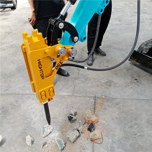 Mini Excavator Attachments Kit Hydraulic Rock Breaker Log Grab Ripper Auger Small Digger Replacement Accessories For Farm Constr