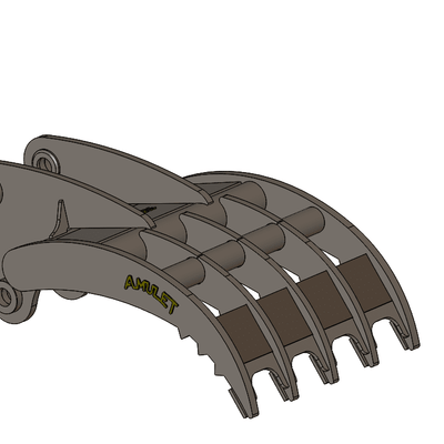 Amulet 3-Tine Excavator Rake