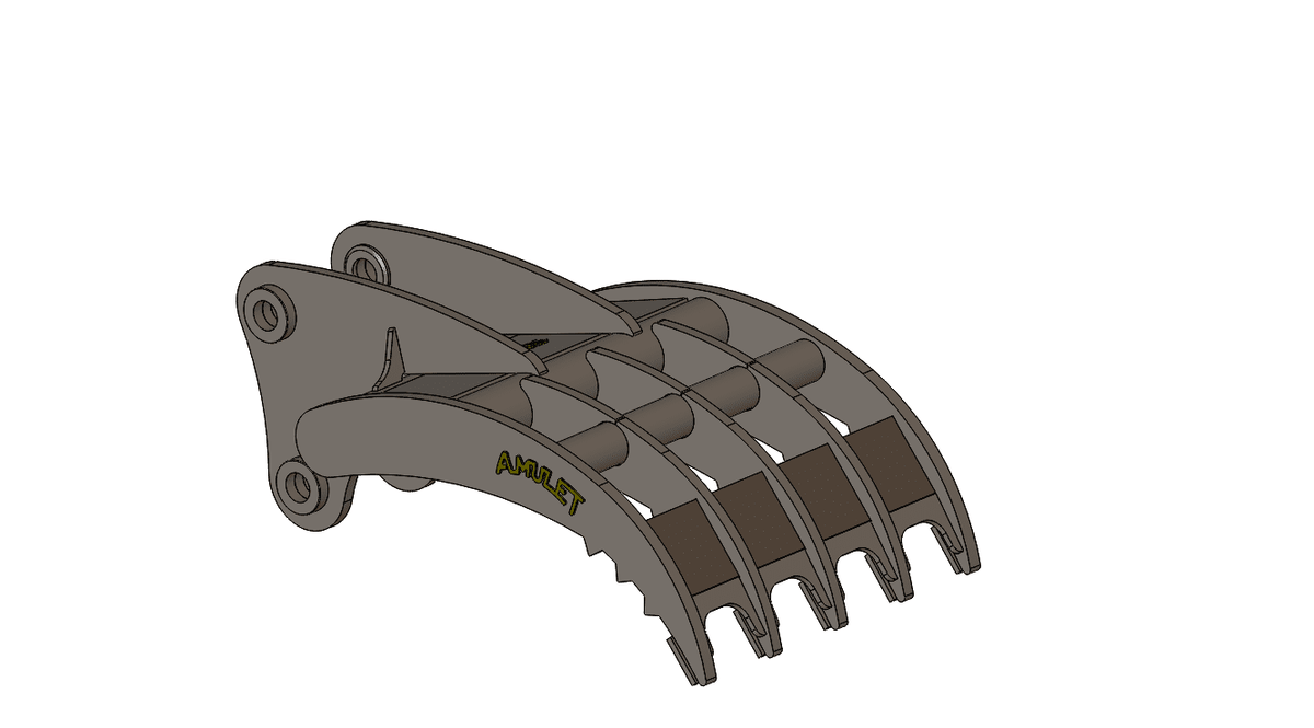 Amulet 3-Tine Excavator Rake