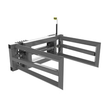Berlon Industries BBH bale handler, front three quarter view