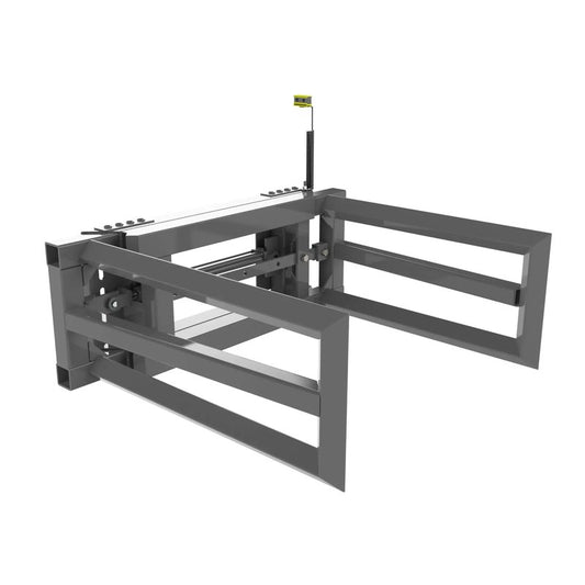 Berlon Industries BBH bale handler, front three quarter view