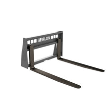 Berlon Industries BLDPFF light duty pallet forks, front three quarter view
