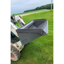 Berlon Industries BEL bucket tipped up to show the extended floor