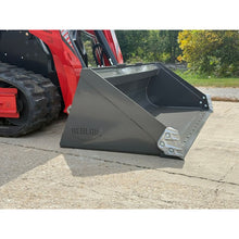Berlon Industries BELGBHD grading bucket lowered on concrete