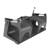 Berlon Industries BELHDGR heavy duty grapple bucket, front three quarter view