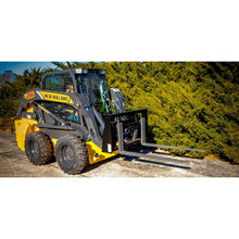 Berlon Industries light duty pallet forks on a New Holland skid steer