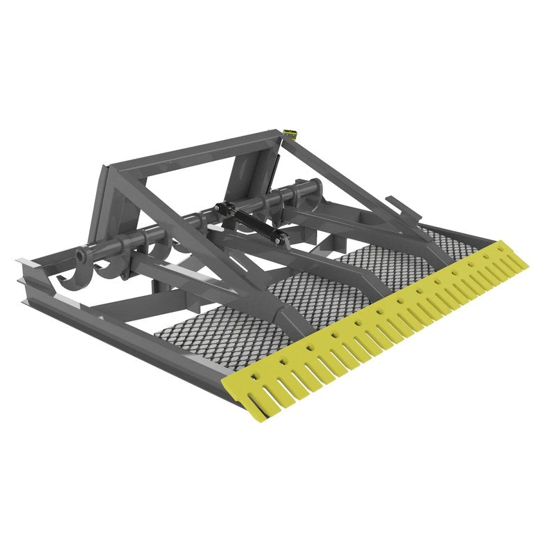 Berlon Industries LP land plane with the yellow rake tooth edge, front three quarter view