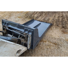 Berlon Industries material long bucket, extended floor and side plates
