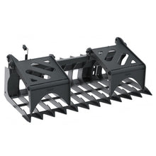 Berlon Industries medium duty grapple with dual claws, front view