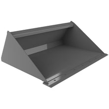 Berlon Industries MIBEL mini extended lip bucket, front three quarter view