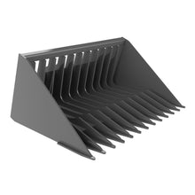 Berlon Industries mini skeleton rock bucket, front three quarter view