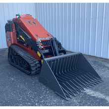 Berlon Industries MISKL skeleton bucket on a Ditch Witch mini skid steer
