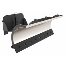 Berlon Industries mini snow blade with the stainless moldboard, front three quarter view