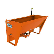 Berlon Industries SASP Meltrr salt spreader, front three quarter view