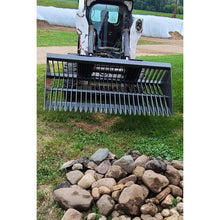 Berlon Industries SKL bucket raised to show the ribs