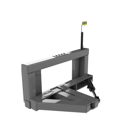 Berlon Industries TPUL skid steer tree puller, front three quarter view
