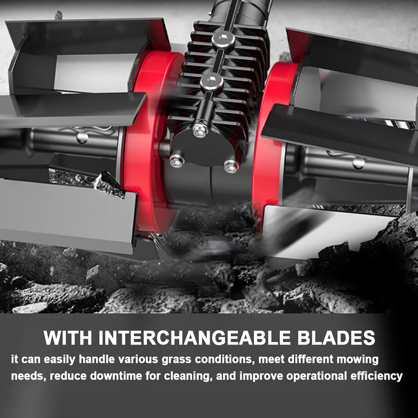 230/250/260mm Multifunctional Lawn Mower Accessories High Efficiency Grass Trimmer Blades Wheel for Gardening and Farming
