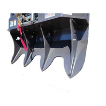 EIP Manufacturing FW15 recovery winch ground teeth, close up