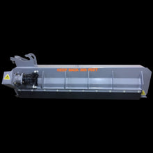 Forax Equipment HD72 heavy duty mulcher, rear view with the drive motor