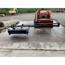 Forax Equipment offset and extend mount carrying a head out to the side of a tractor loader