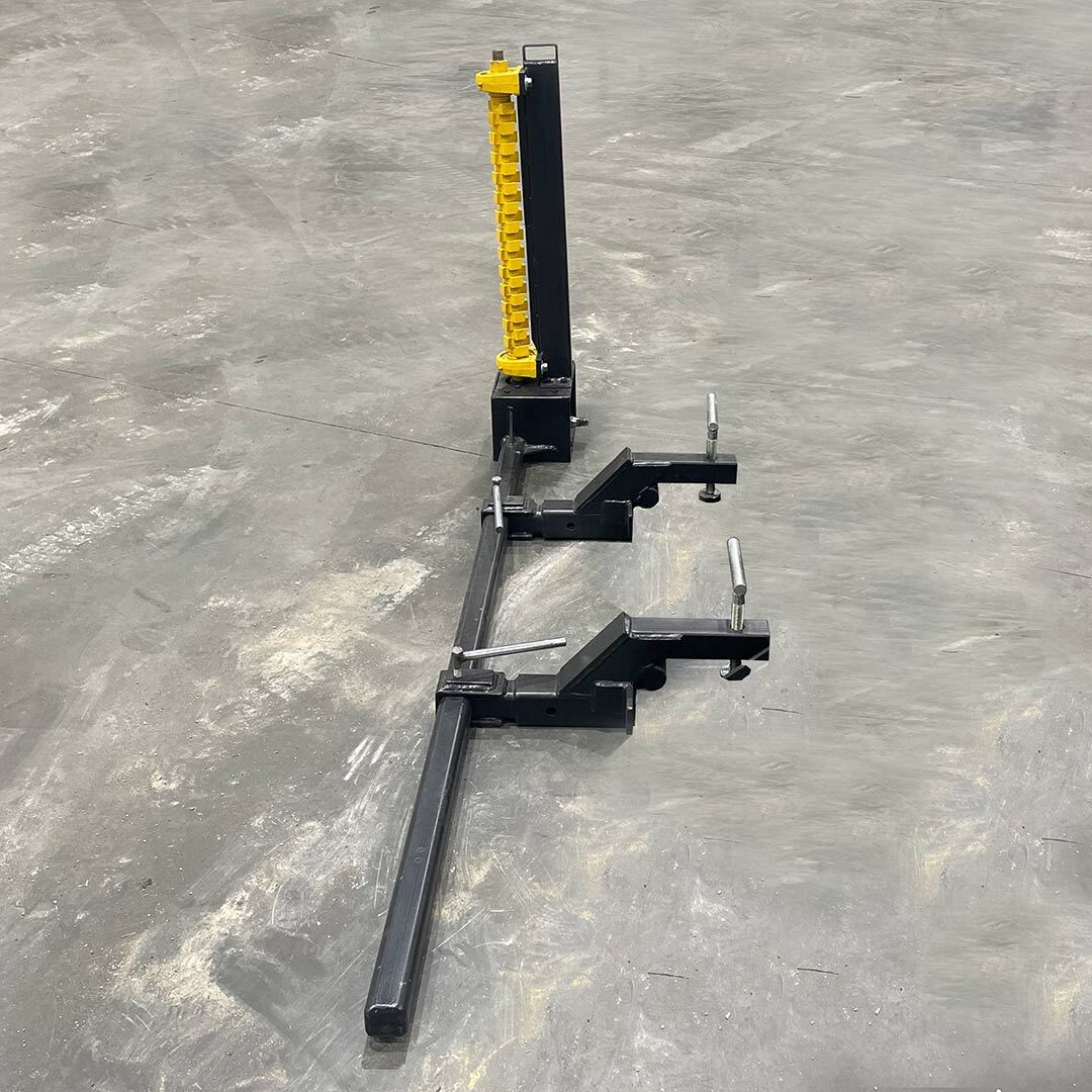 Bucket Beaver clamped to a skid steer bucket