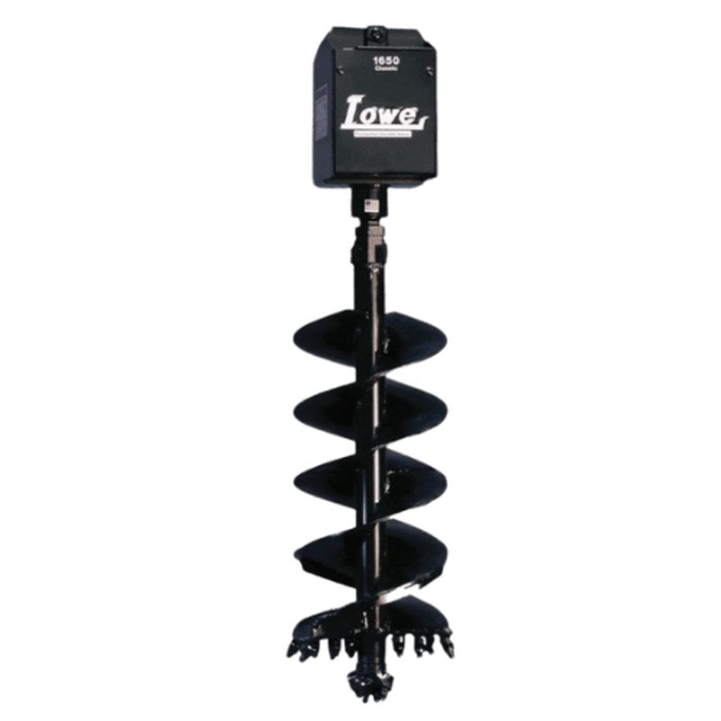 Lowe Manufacturing Classic Series auger drive with an auger bit