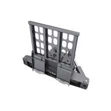 Maxx Attachments 20 inch Ranch Axe tree shear, rear view of the quick attach mount and brushguard