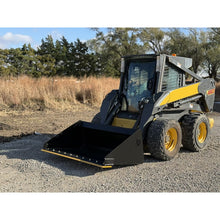 Maxx Attachments general purpose bucket on a New Holland skid steer