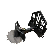 Maxx Attachments XD skid steer tree saw with fixed boom and 38 inch carbide tooth cutting disk