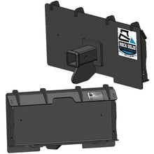 Rock Solid Attachments MS3TMV mini trailer mover, two views