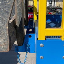 Star Industries safety work platform fork pocket and retaining chain