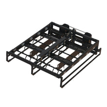 Top Dog Attachments 10 bale square bale accumulator grapple, three quarter view