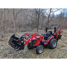 Top Dog Attachments 54 inch Granite grapple on a compact tractor loader