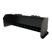 Top Dog Attachments 72 inch compact tractor snow pusher, front three quarter view