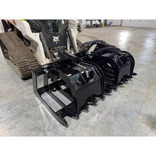 Top Dog Attachments extreme root grapple on a Bobcat compact track loader