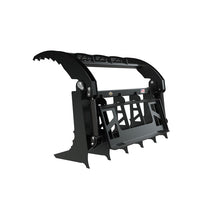 Top Dog Attachments Granite grapple, rear view of the quick attach plate
