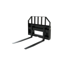 Top Dog Attachments heavy duty pallet fork frame, front three quarter view