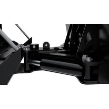 Top Dog Attachments tractor snow blade, close-up of a hydraulic angle cylinder