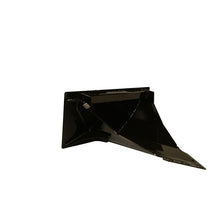 Top Dog Attachments tree spade, side view of the shovel style blade