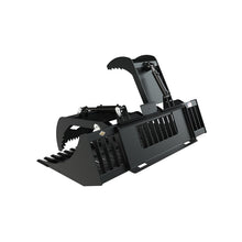 Top Dog Attachments utility grapple, rear three quarter view